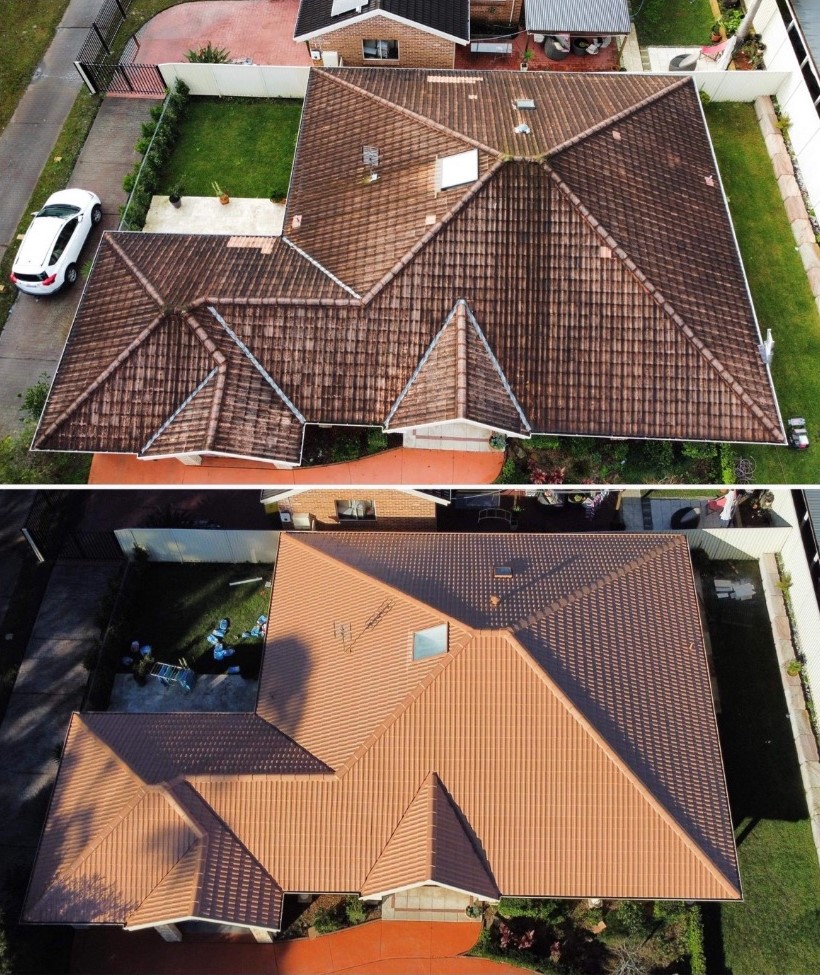 Roof Restoration Central Coast Before & After 2
